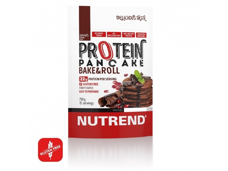 Proteinové palačinky Nutrend 750g čokoláda+kakao