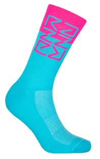 Ponožky Pells Razzer Cyan/Pink