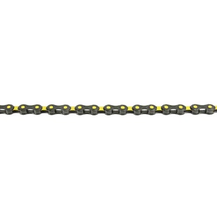 Řetěz KMC DLC12 černo-žlutý 126čl. BOX