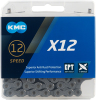 Řetěz KMC X12 EPT nerez Stříbrný Box