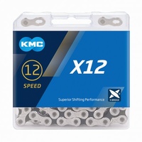 Řetěz KMC X12 stříbrno/černý box