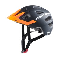 Dětská helma CRATONI Maxster Pro Black/Orange Matt