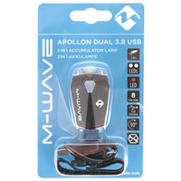 Světlo přední M-Wave Apollon Dual USB