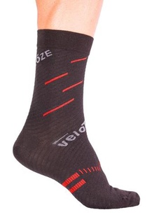 Ponožky Velotoze černá/červená