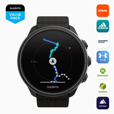 Hodinky Suunto 9 BARO CHARCOAL BLACK TITANIUM Performance