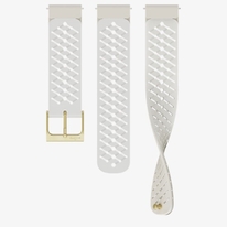 Řemínek Athletic 3 Silicone Pearl gold S+M pro Vertical