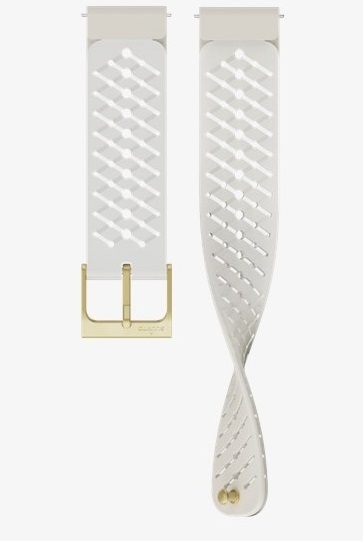 Řemínek Athletic 3 Silicone Pearl gold pro Vertical