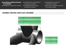Středová osa SRAM DUB PressFit 30 (silniční Wide) 73mm