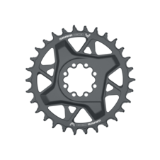 Převodník Sram T-TYPE 30T Direct Mount 3mm Offset Eagle, Dark Polar Grey-GX D1