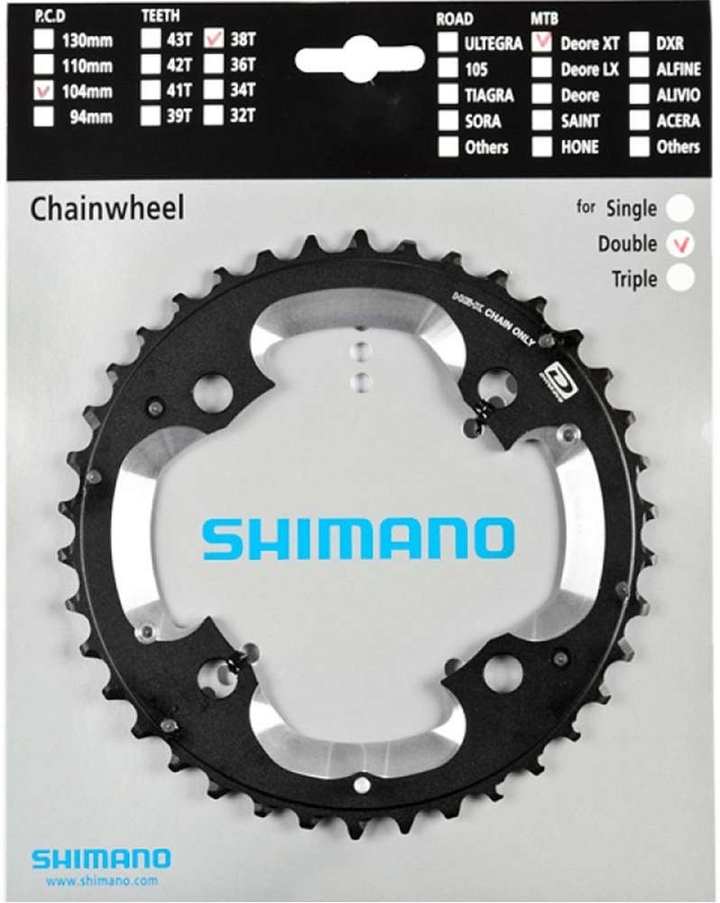 Převodník Shimano FCM785 38z pro 38-24 blk 2x10