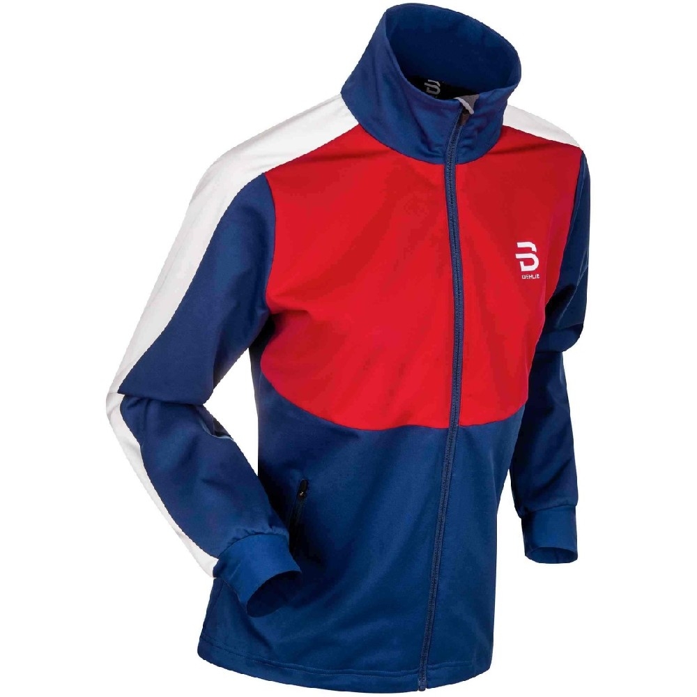 Bunda BJ Davos W modrá/bílá/červená