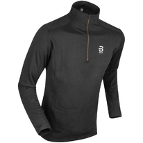 Triko BJ Half zip grid M černé
