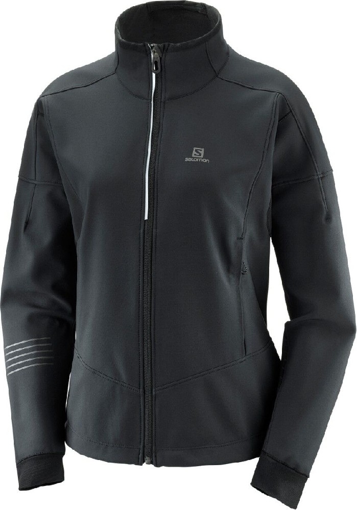 Bunda Salomon Lightning warm softshell W black 20/21
