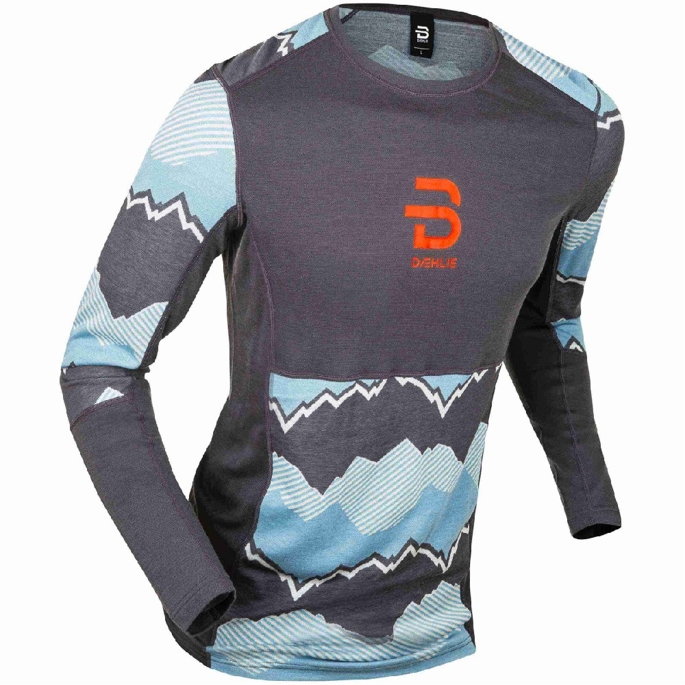 Triko BJ Mountain wool LS M šedé 22/23