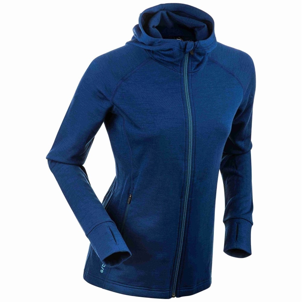 Triko BJ Wool FZ W modré L 19/20