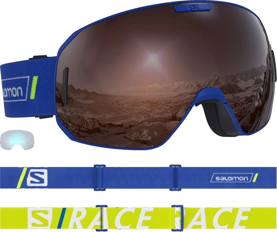 Lyžařské brýle Salomon S/MAX race blue/solar silver 18/19