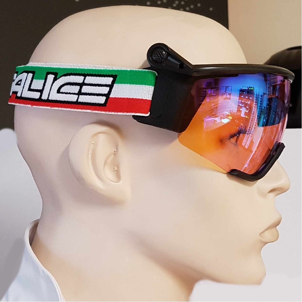 Lyžařské brýle SALICE běžecké 907RWITA black/RW radium