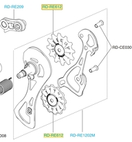 Kladky Campagnolo RE/CH 12s, 8,0 mm, kompozit