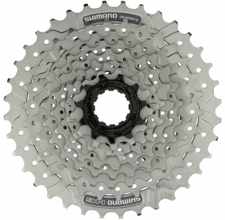 Kazeta 9 Shimano CS-HG200 Acera 11-34z, stříbrný mat