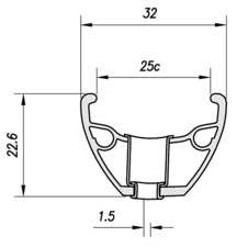 Ráfek MACH1 27,5 Mad disc 2nýt