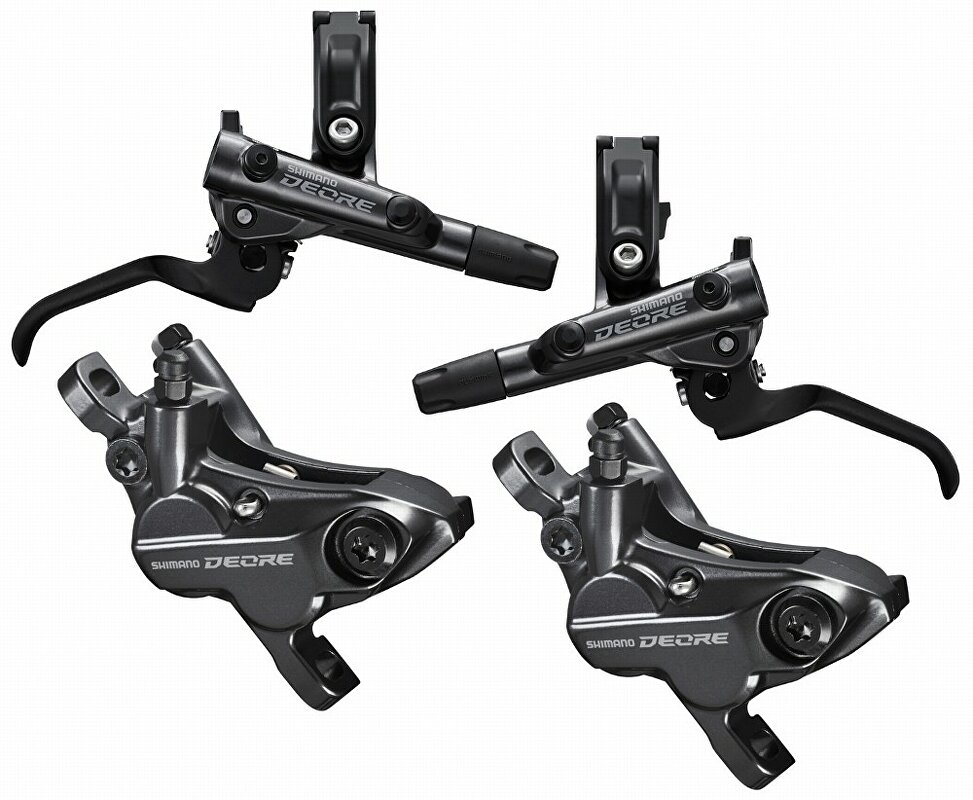 Brzdy kotoučové Shimano Deore M6120 čtyřpístkové P+Z, (zadní J-kit)
