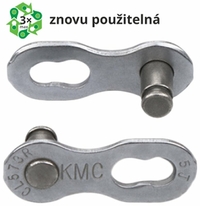 Spojka řetězu 7/8R EPT povrch, šedý 7,3mm, 2ks