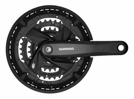 Kliky 3 Shimano Acera FC-M371-L 48-36-26z/175mm, černé, s krytem