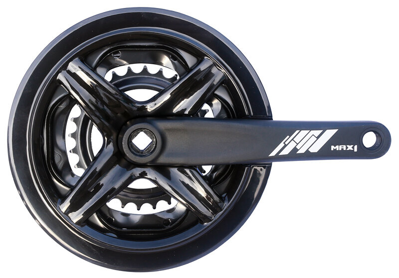 Kliky MAX1 Tour 48-38-28 175mm černé s krytem