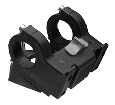 Koš přední s RÚ klipem,  látkový s hliníkovým rámem - Bobeš