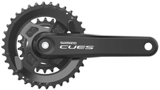 Kliky 2 Shimano Cues FC-U4010-2B 175mm 36-22z, černé, 11,10,9sp, čtyřhran