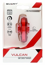 Blikačka zadní SMART 324 R USB VULCAN 28 LED