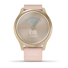 Hodinky Garmin vívomove3 Style, LightGold/Pink Nylon Band