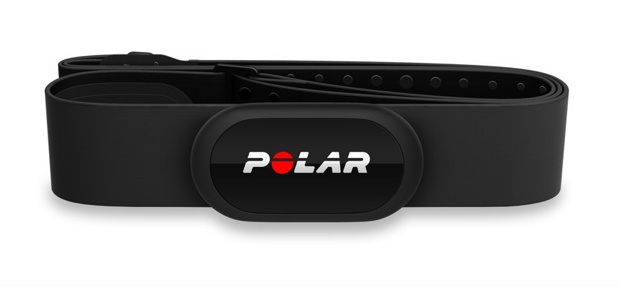 Hrudní vysílač Polar H10+ Bluetooth Smart/ANT+ s černým popruhem PRO