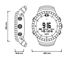 Hodinky s výškoměrem Suunto Core All Black - duo color pack