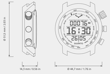 Hodinky Suunto Elementum Terra N/Black/Yellow leather