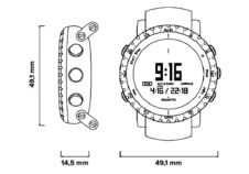 Hodinky s výškoměrem Suunto Core Dusk Gray