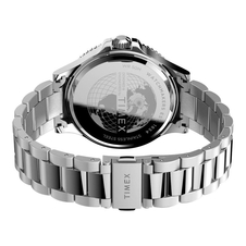 Hodinky Timex Harborside, s modrým ciferníkem a ocelovým řemínkem