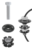 Ježek řízení FORCE s dírou BMX 1 1/8 Al, černý