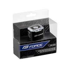 Blikačka přední FORCE FLEA 70LM USB, černá