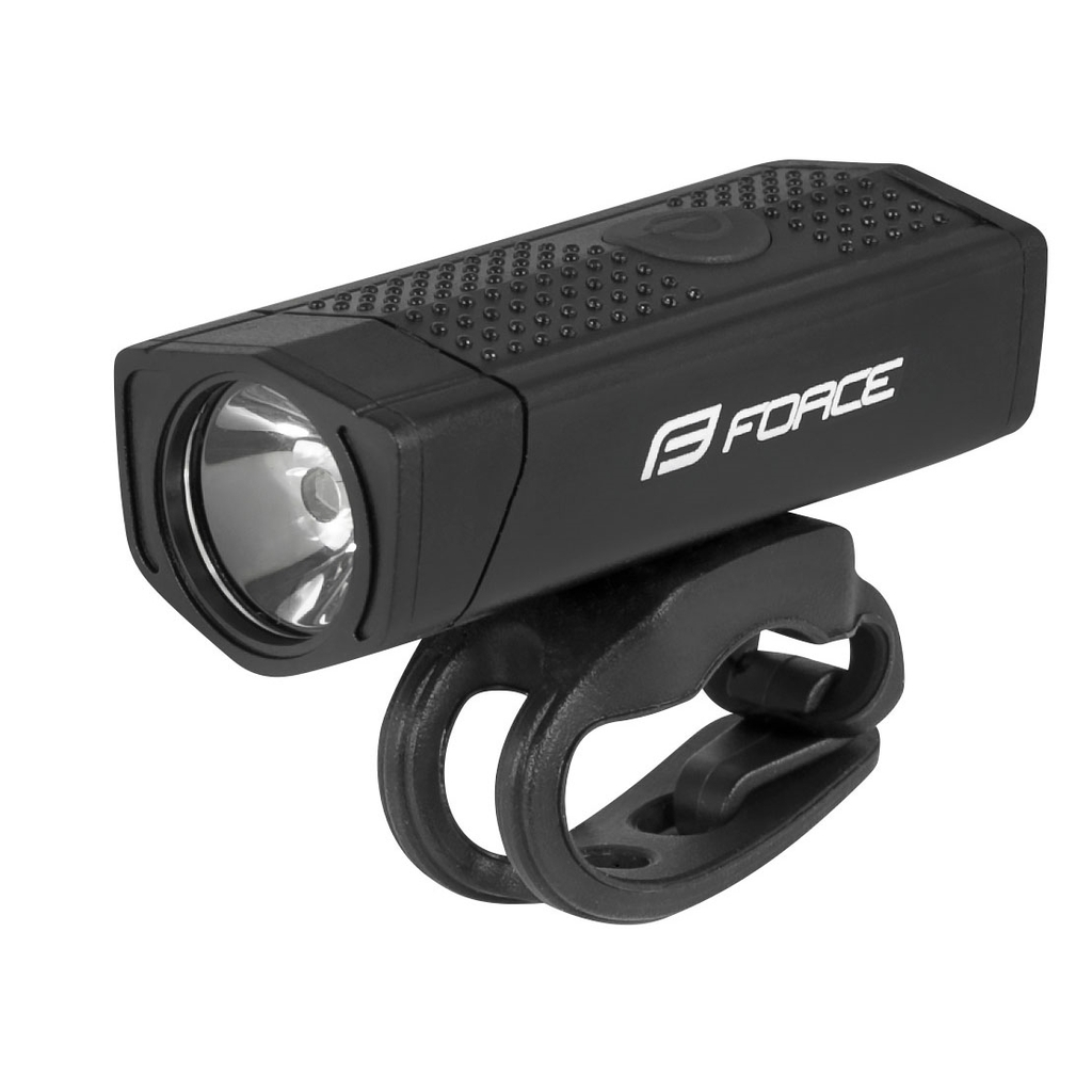 Světlo přední Force DOT USB, černé