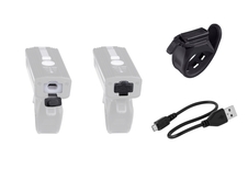 Světlo přední Force ALERT 350LM USB, černé