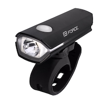 Světlo přední Force FLUX 200LM USB, černé