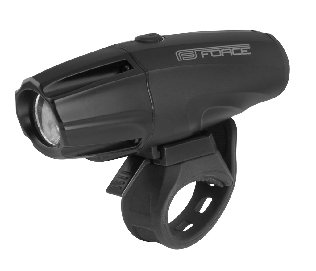 Světlo přední Force SHARK 700LM USB, černé