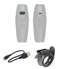 Světlo přední Force SHARK 700LM USB, černé