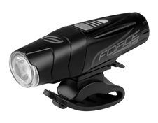 Světlo přední FORCE STOGIE 900 LM, USB, černé