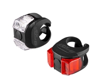 Blikačky sada Force AMBIT přední + zadní, černé