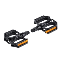 Pedály FORCE BMX hliníkové nevyměnitelné piny, črn