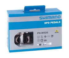 Pedály Shimano PDM520 stříbrné
