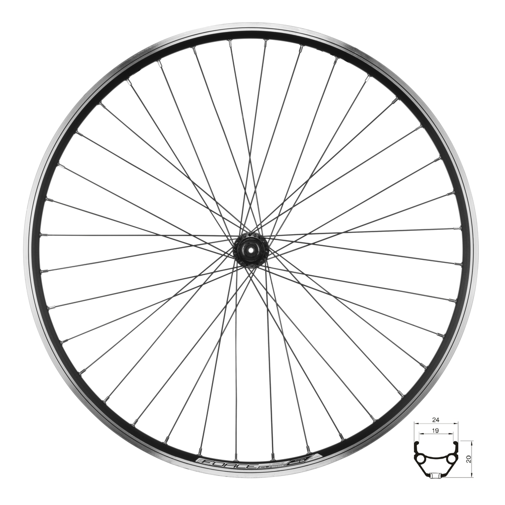 Kolo přední FORCE CLASSIC 559x19 V-brake HBTX800 36d