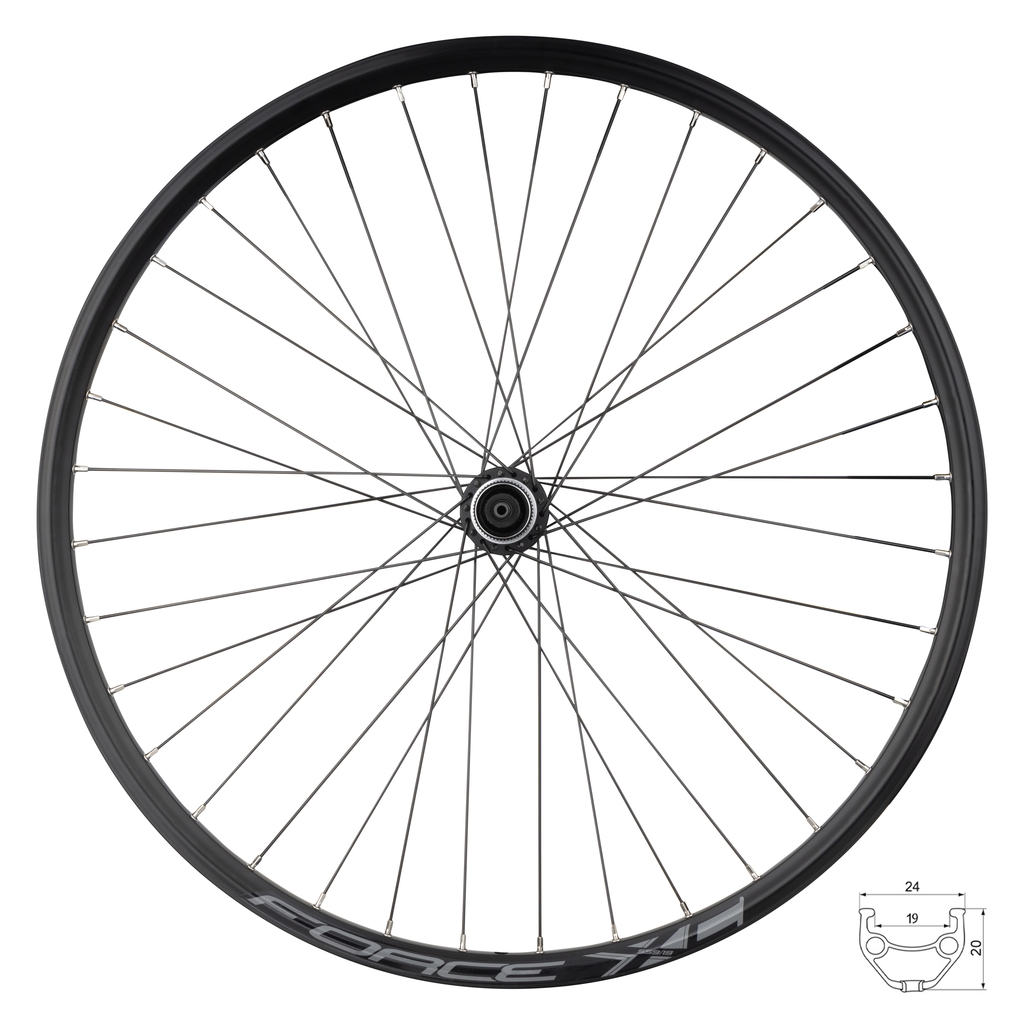 Zapletené kolo přední Force XC DISC 559x19 HBM3050-CL 36d